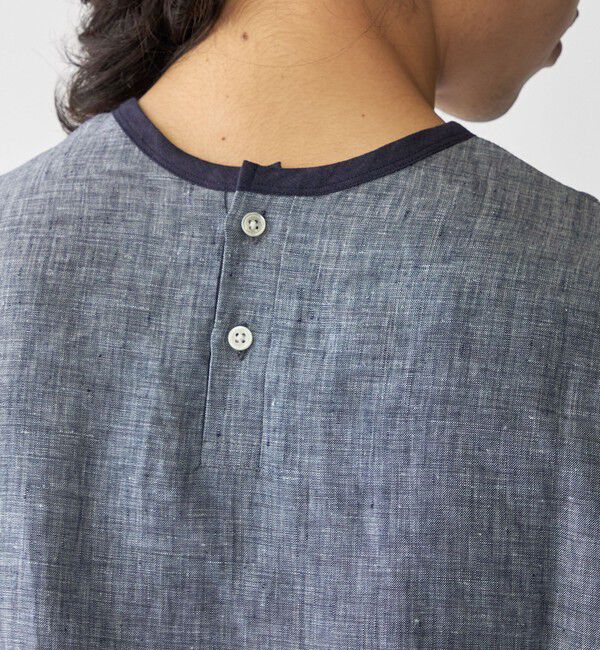 SHIPS「SHIPS: Herdmans リネン 2WAY プルオーバー Tシャツ」|Tシャツ・カットソー|