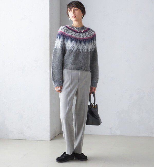 SHIPS for women「〈手洗い可能〉ストレート センタープレス トラウザーズ」|その他|