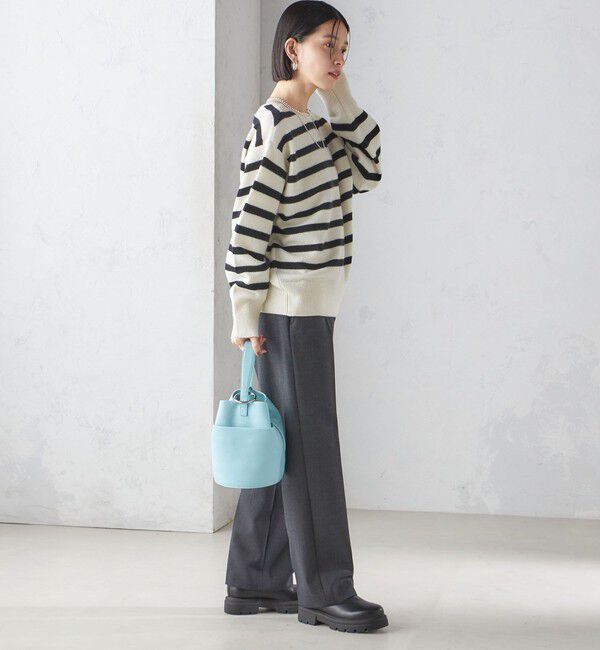 SHIPS for women「〈手洗い可能〉ストレート センタープレス トラウザーズ」|その他|