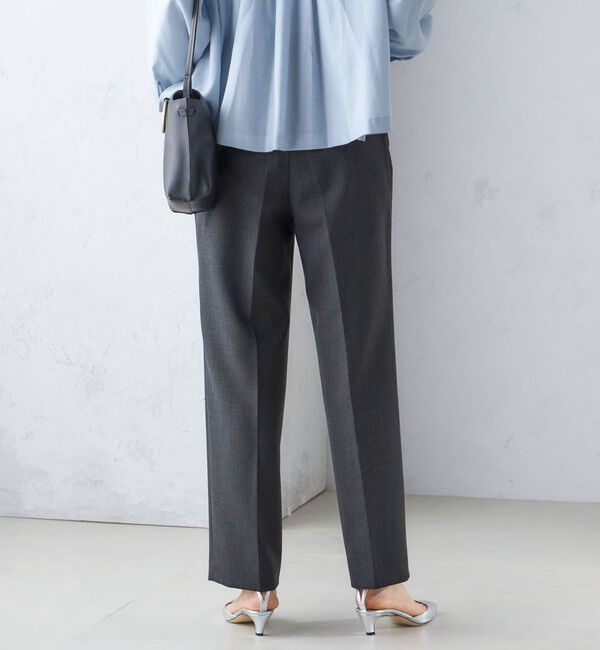 SHIPS for women「〈手洗い可能〉ストレート センタープレス トラウザーズ」|その他|