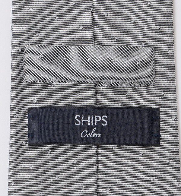SHIPS Colors 「SHIPS Colors:シルバー ピンドット タイ 2◇」|ネクタイ・蝶ネクタイ|