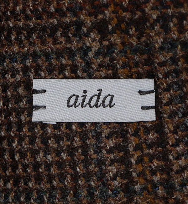 SHIPS「【SHIPS別注】CARUSO: AIDA ワイドラペル ウール ツイード チェック ジャケット」|テーラードジャケット|