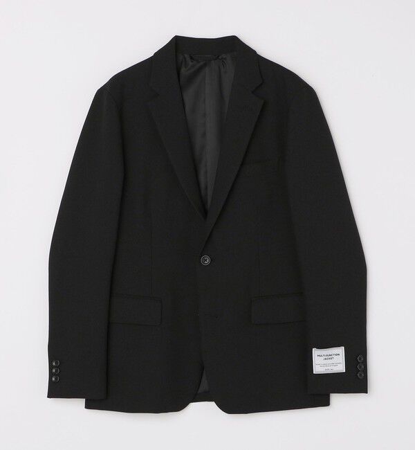 SHIPS Colors 「SHIPS Colors:〈洗濯機可能〉MULTI FUNCTION ジャケット(セットアップ可能)」|テーラードジャケット|ブラック