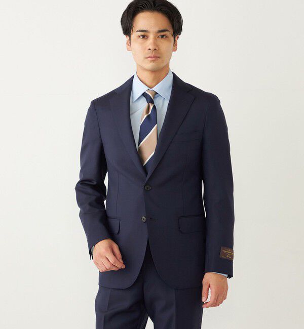SHIPS Colors 「SHIPS Colors:CANONICO PERENNIAL ジャケット(セットアップ対応可能)」|テーラードジャケット|ネイビー
