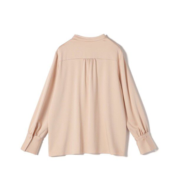 SHIPS for women「〈手洗い可能〉ハンマー サテン ピンタック ブラウス」|シャツ・ブラウス|