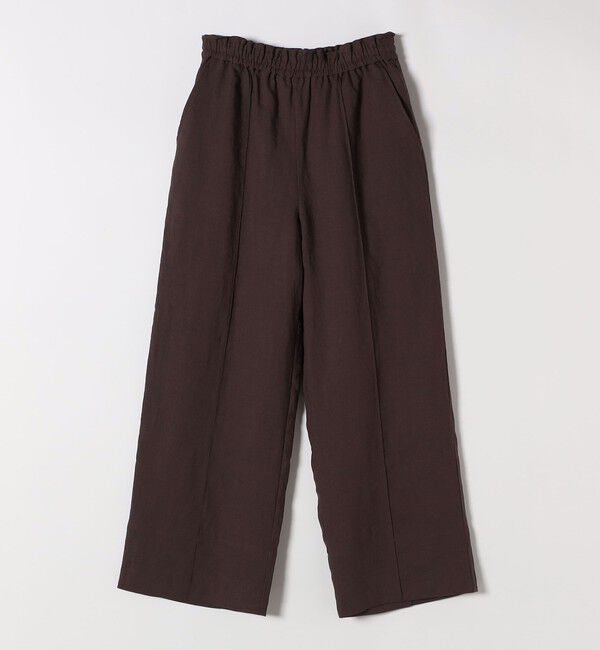 quaranciel「quaranciel:〈洗濯機可能〉ラミー ピンタック ワイド イージー パンツ」|その他|