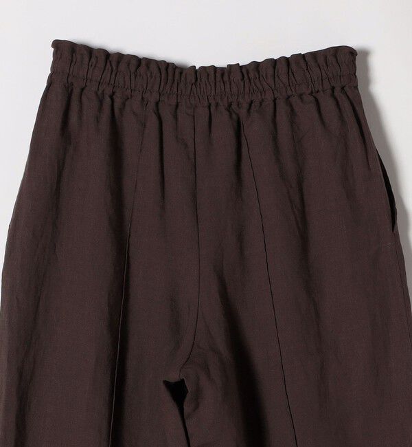 quaranciel「quaranciel:〈洗濯機可能〉ラミー ピンタック ワイド イージー パンツ」|その他|