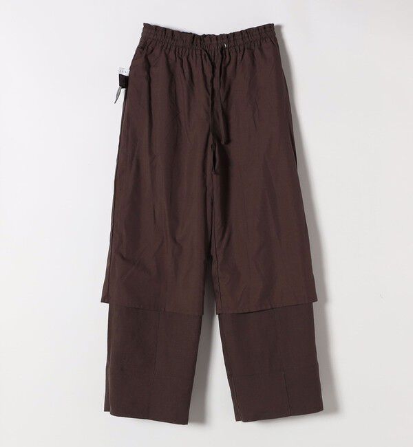 quaranciel「quaranciel:〈洗濯機可能〉ラミー ピンタック ワイド イージー パンツ」|その他|