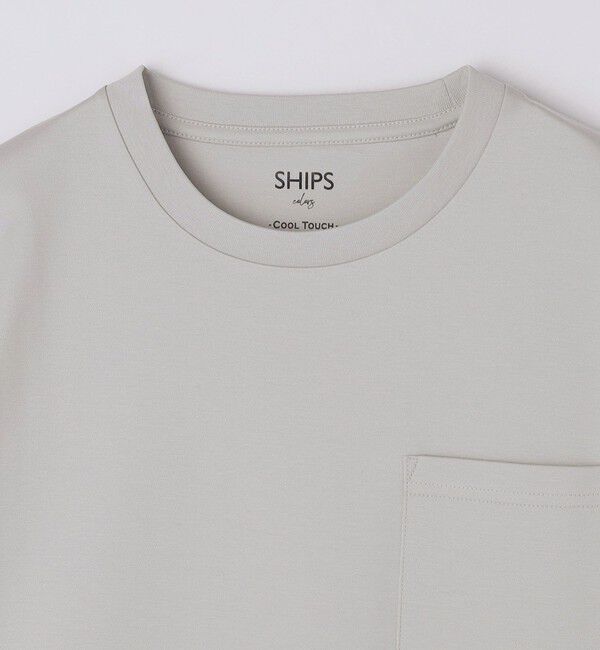 SHIPS Colors 「SHIPS Colors:〈接触冷感〉シルケット コットン クルーネック TEE◇」|Tシャツ・カットソー|