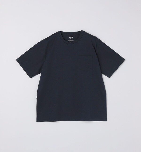 SHIPS Colors 「SHIPS Colors:〈接触冷感〉シルケット コットン クルーネック TEE◇」|Tシャツ・カットソー|