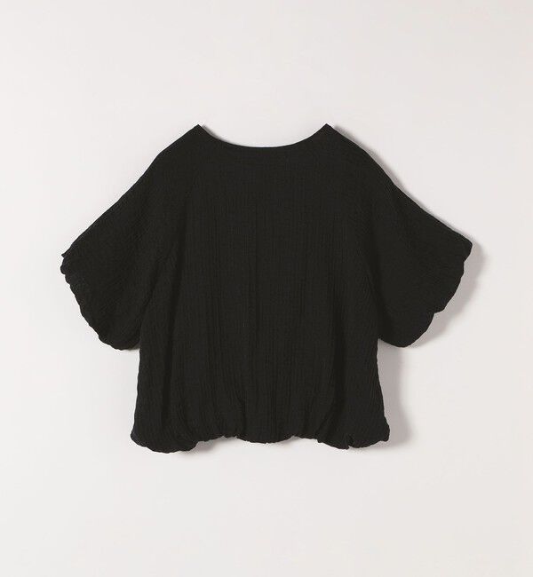 quaranciel「quaranciel:〈洗濯機可能〉シアー ストライプ ギャザーフレア スカート & ブラウス セット」|ワンピース|