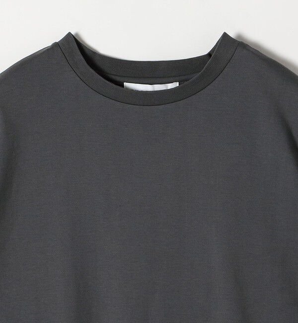 quaranciel「quaranciel:〈接触冷感/汗染み防止加工/洗濯機可能〉ラウンドヘム クルー ビッグ TEE」|Tシャツ・カットソー|