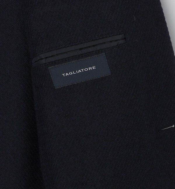 SHIPS「TAGLIATORE: ウール ネイビー ソリッド ジャケット」|テーラードジャケット|