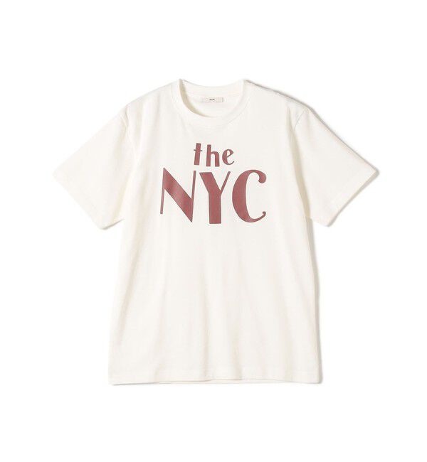 SHIPS for women「【WEB限定】コットン 天竺 ロゴ プリント TEE」|Tシャツ・カットソー|