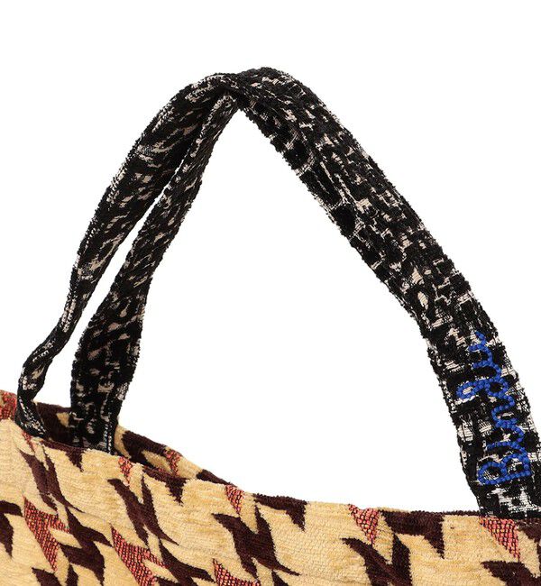 SHIPS any「【SHIPS any別注】BINDU: ジャカード 千鳥 トート バッグ」|トートバッグ|