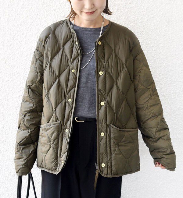 SHIPS for women「【SHIPS別注】TAION:〈手洗い可能〉リブ マルチ WAY ダウン ジャケット」|ダウン|