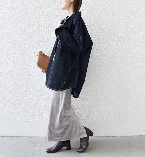 SHIPS for women「Levi&rsquo;s:〈手洗い可能〉TWIST SHACKET」|デニムジャケット|