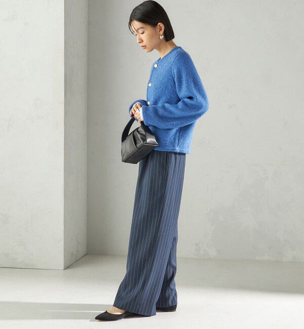 SHIPS for women「〈手洗い可能〉スラブ ツイル イージー スラックス パンツ」|スラックス|