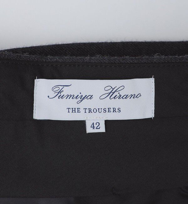 SHIPS「Fumiya Hirano: REGENT フランネル トラウザーズ」|スラックス|