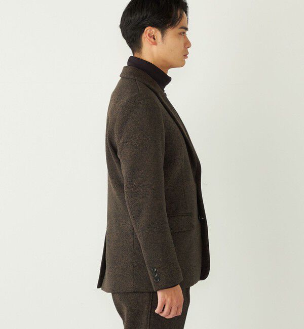 SHIPS Colors 「SHIPS Colors:セーター フリース 2ボタン ジャケット(セットアップ対応可能)◇」|テーラードジャケット|