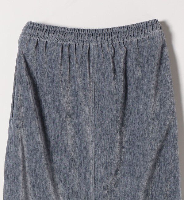 quaranciel「quaranciel:〈洗濯機可能〉ポリエステル ベロア Iライン イージー スカート」|スカート|