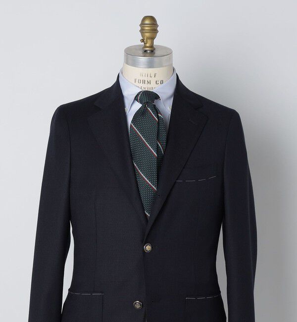 SHIPS「Puccini: シルク グレナディン リバース ストライプ ネクタイ」|ネクタイ・蝶ネクタイ|