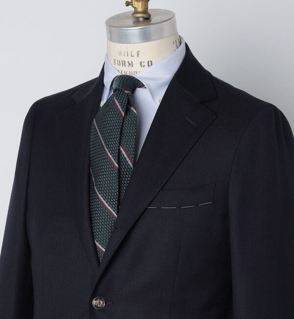 SHIPS「Puccini: シルク グレナディン リバース ストライプ ネクタイ」|ネクタイ・蝶ネクタイ|