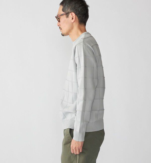 SHIPS「SHIPS:〈手洗い可能〉アモッサ ブロックリンクス ロングスリーブ」|ニット・セーター|