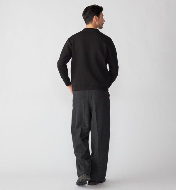 SHIPS「【WEB限定】SHIPS: コットンポリ ダブルニット トレーナー (セットアップ対応)」|スウェット・ジャージ|