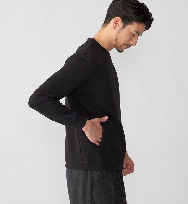 SHIPS「【WEB限定】SHIPS: コットンポリ ダブルニット トレーナー (セットアップ対応)」|スウェット・ジャージ|