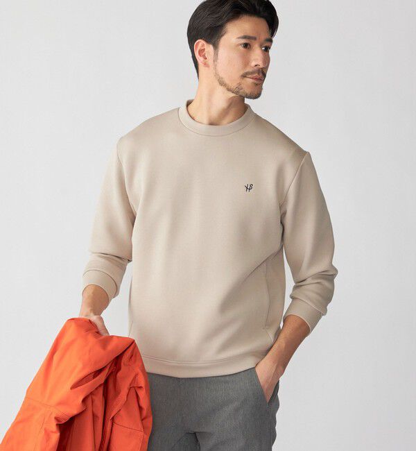 SHIPS「【WEB限定】SHIPS: コットンポリ ダブルニット トレーナー (セットアップ対応)」|スウェット・ジャージ|