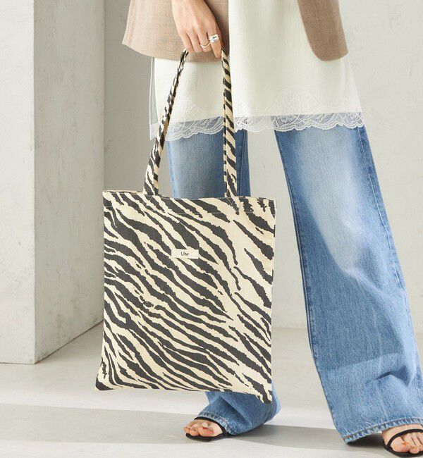 SHIPS for women「Uhr: アニマル トート バッグ」|トートバッグ|オフホワイト