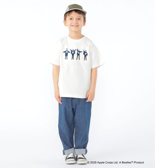 SHIPS KIDS「SHIPS KIDS:100～130cm /【THE BEATLES（ザ・ビートルズ）】半袖 Tシャツ」|Tシャツ・カットソー|