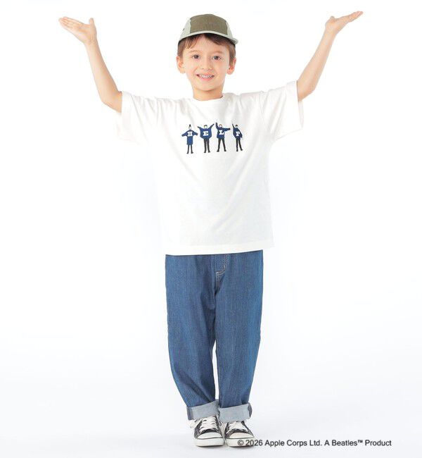 SHIPS KIDS「SHIPS KIDS:100～130cm /【THE BEATLES（ザ・ビートルズ）】半袖 Tシャツ」|Tシャツ・カットソー|