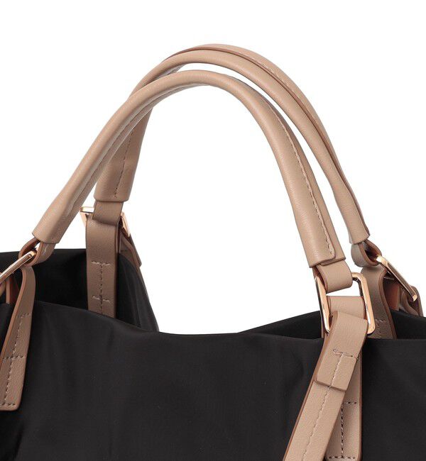 SHIPS any「《追加予約》SHIPS any: 2WAY バイカラー A4 ドロスト トート バッグ」|トートバッグ|