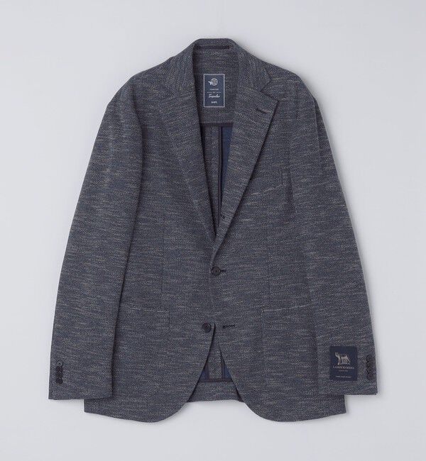 SHIPS「SHIPS:〈FUNCTION〉LANIFICIO ROMA メランジ ジャージー ジャケット」|テーラードジャケット|