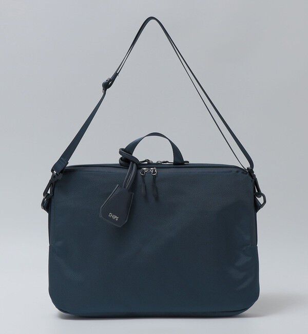 SHIPS「【WEB限定】SHIPS: 2WAY ビズ PC ブリーフケース」|ビジネスバッグ|ネイビー