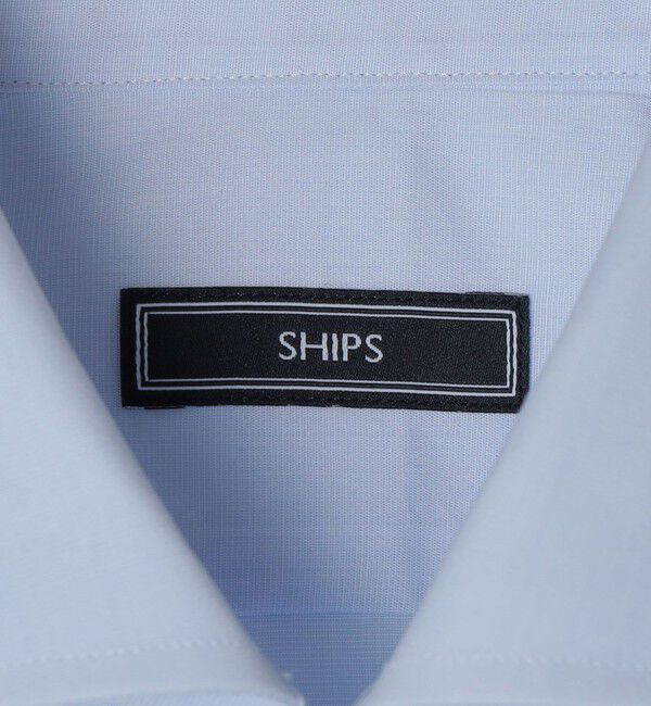 SHIPS「SHIPS: MADE IN JAPAN ハケメ ワイドカラー シャツ」|シャツ・ブラウス|