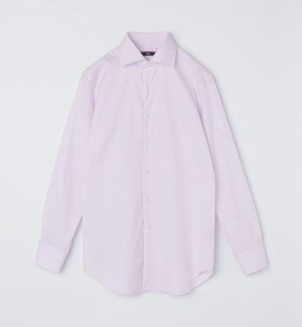 SHIPS「SHIPS: MADE IN JAPAN ハケメ ワイドカラー シャツ」|シャツ・ブラウス|ラベンダー