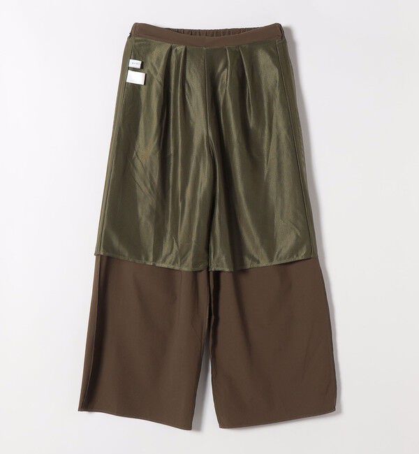 quaranciel「《予約》quaranciel:〈接触冷感/UVカット/撥水加工〉ラッシュガード ギャザー ワイド イージー パンツ」|その他|