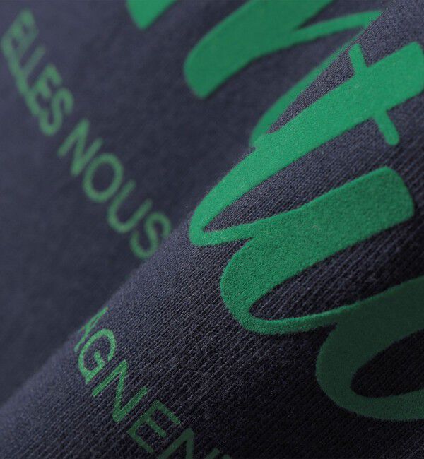 SHIPS Colors 「《予約》SHIPS Colors:〈洗濯機可能〉フロッキー コンビ プリント TEE◆」|Tシャツ・カットソー|