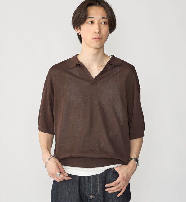 SHIPS「City Ambient Products: 〈接触冷感/抗菌加工〉AIR COOL リブ タンクトップ」|タンクトップ|