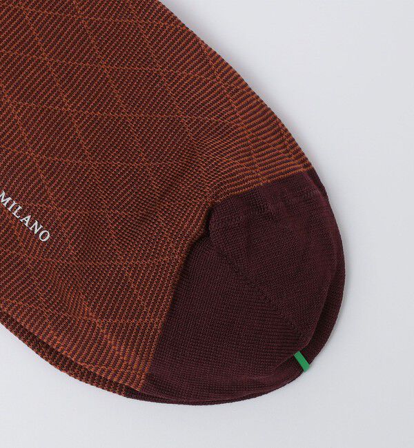 SHIPS「SOZZI: コットン シャドーアーガイルチェック ソックス」|ソックス|