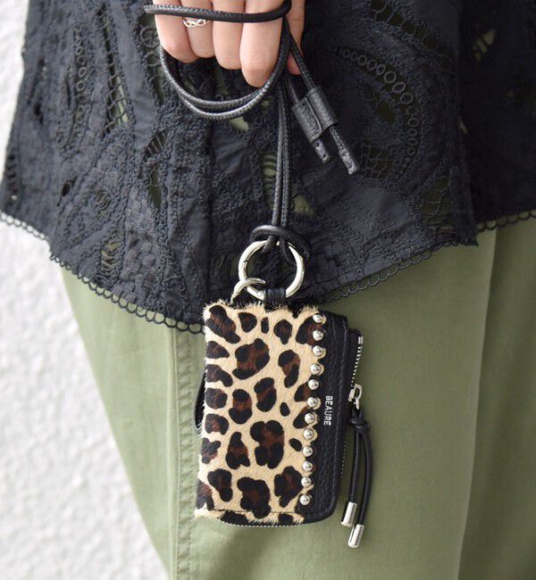 SHIPS for women「《予約》【WEB限定】BEAURE: ショルダー 付き フラグメント ケース」|コインケース|ベージュ