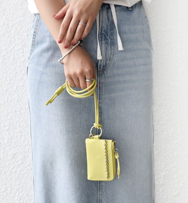 SHIPS for women「《予約》【WEB限定】BEAURE: ショルダー 付き フラグメント ケース」|コインケース|クリーム