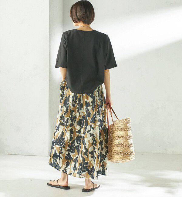 SHIPS for women「《予約》〈接触冷感/吸水速乾/洗濯機可能〉ハイゲージ ポンチ ドルマン カットソー」|Tシャツ・カットソー|