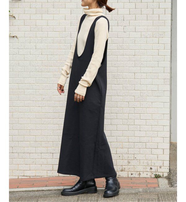 OUTDOOR PRODUCTS Usual Things「追加3ダンボールニット2WAYジャンスカ」|ワンピース|