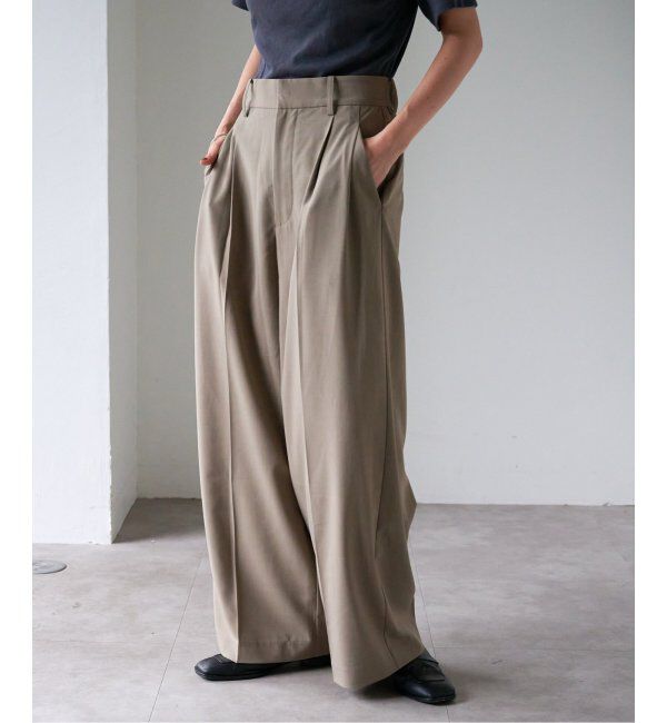 OUTDOOR PRODUCTS Usual Things「追加 PEトロピカルバックゴムスラックス」|スラックス|ベージュ