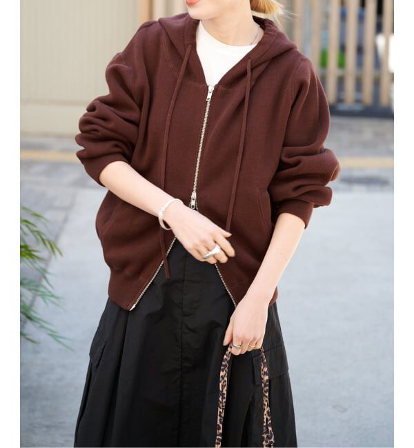 OUTDOOR PRODUCTS Usual Things「スウェットライクジップフードパーカー」|パーカー|ブラウン