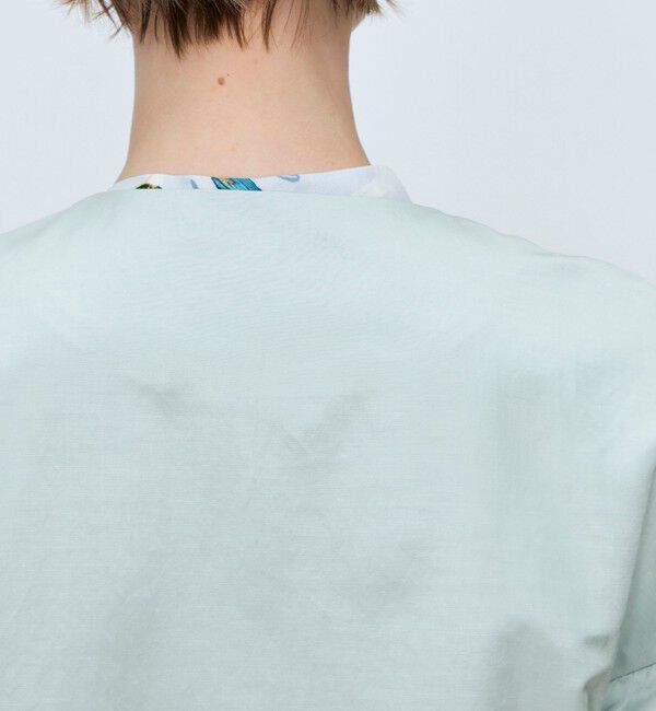 TOMORROWLAND collection「スパークツイル コクーンコート」|ノーカラーコート|